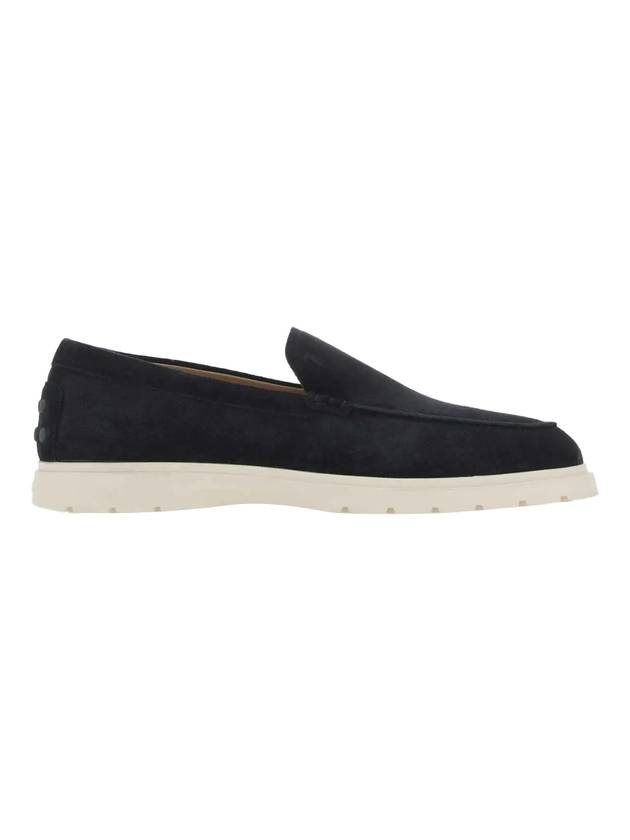 Casual Suede Slipper Loafers Navy - TOD'S - BALAAN 1