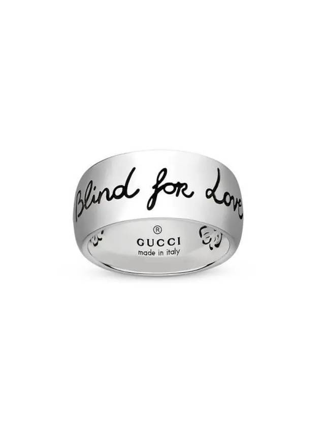 Blind For Love Ring Silver YBC455248001 - GUCCI - BALAAN 3