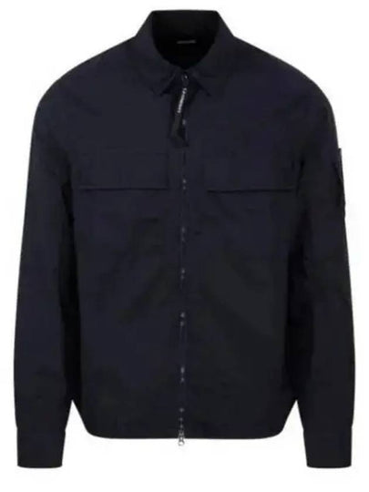 Taylon L Zip-up Long Sleeve Shirt Navy - CP COMPANY - BALAAN 2