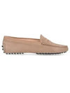 Gommino Suede Driving Shoes Brown - TOD'S - BALAAN.
