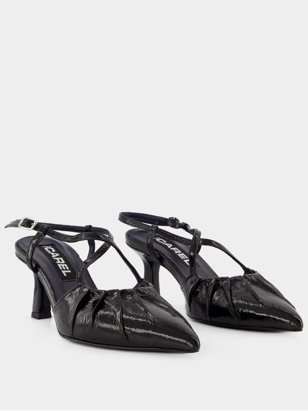 Neri Sandals - Carel - Leather - Black - CAREL - BALAAN 2