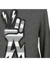 Lightning V Sweatshirt Grey - NEIL BARRETT - BALAAN 7