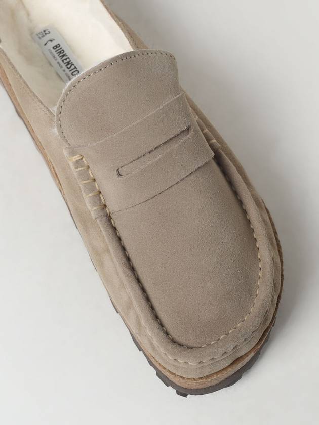 Naples Suede Mule Loafer Taupe Beige - BIRKENSTOCK - BALAAN 5