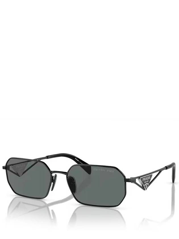 Eyewear Temple Triangle Logo Sunglasses Black - PRADA - BALAAN 3