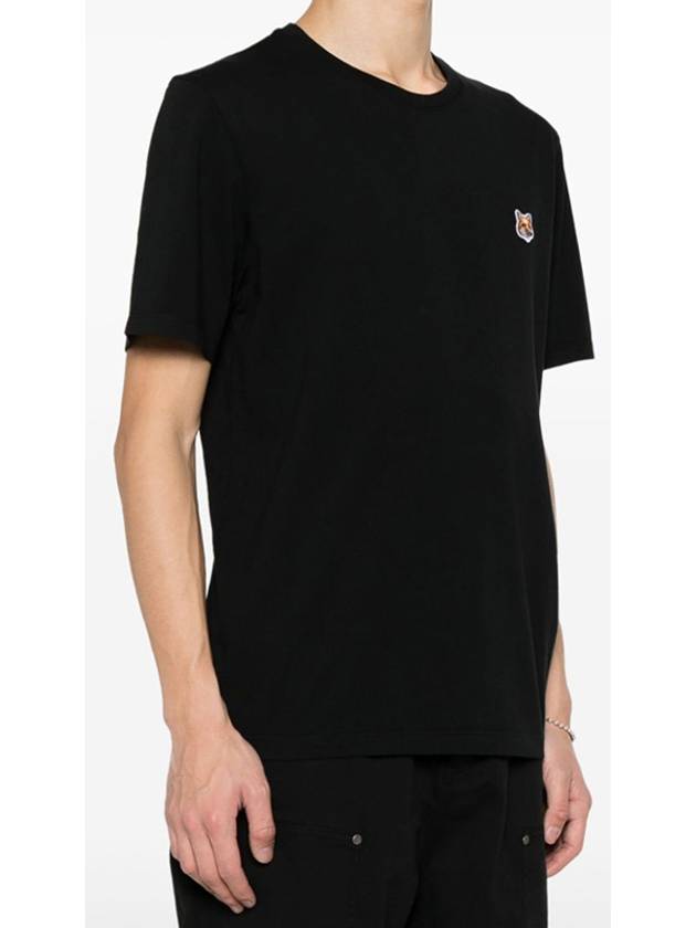 Fox Head Patch Classic Short Sleeve T-Shirt Black - MAISON KITSUNE - BALAAN 3