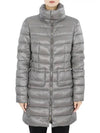 Women's Maria Full Zip Up Padding Grey - HERNO - BALAAN 3