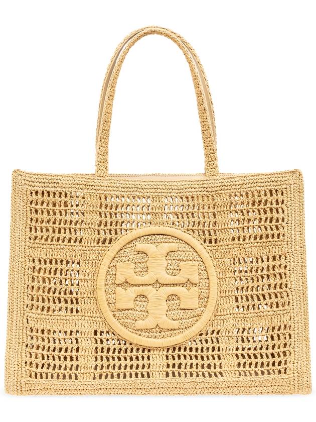 Tory Burch ‘Ella Large’ Shopper Bag, Women's, Beige - TORY BURCH - BALAAN 1