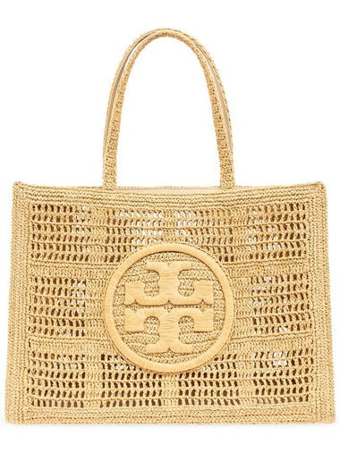 Tory Burch ‘Ella Large’ Shopper Bag, Women's, Beige - TORY BURCH - BALAAN 1