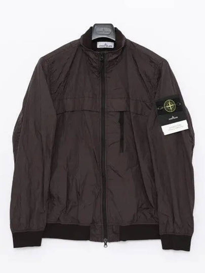 Compass Badge Pleated Windbreaker Grey - STONE ISLAND - BALAAN 2