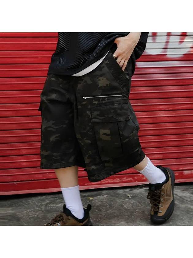 Camo Bermuda Long Half Pants - CRUMP - BALAAN 1