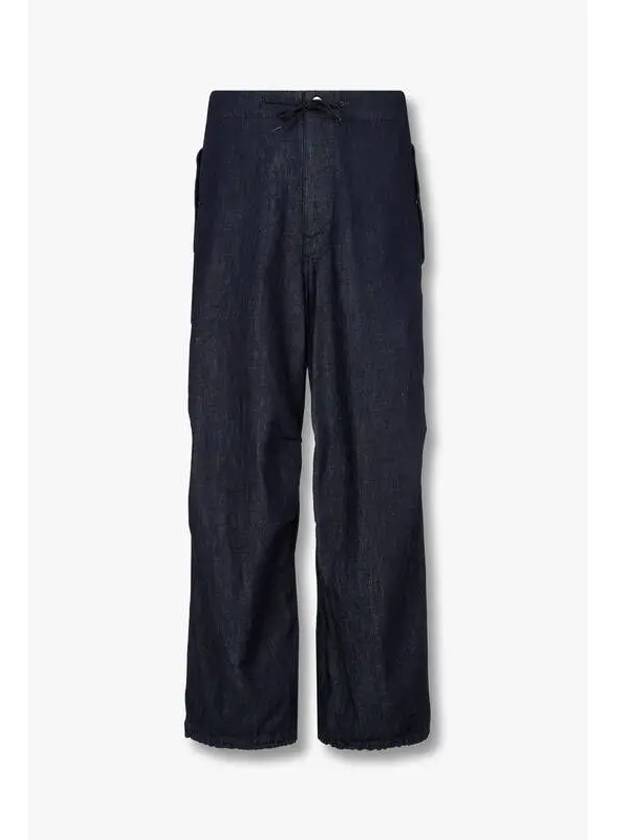 Men s Drawstring Over Denim Pants Dark Indigo - GIORGIO ARMANI - BALAAN 1