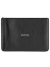 Logo Strap Cash Large Clutch Bag Black - BALENCIAGA - BALAAN 2