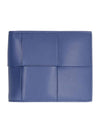 Intrecciato Cassette Half Wallet Blue - BOTTEGA VENETA - BALAAN 1