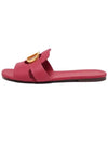 30 Montaigne Calfskin Slippers Pink - DIOR - BALAAN 3