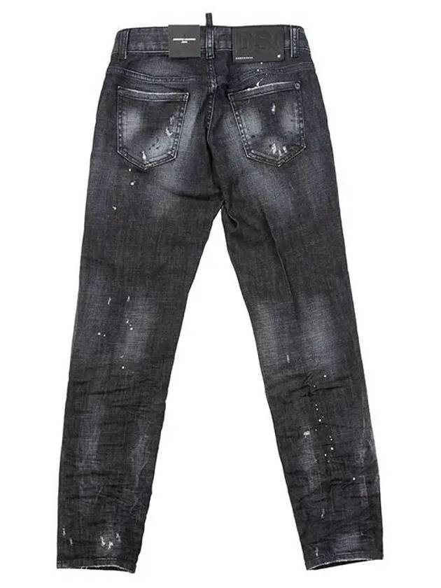 Jennifer Cropped Jeans Black S75LB0655 - DSQUARED2 - BALAAN 7