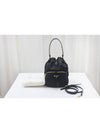 Used luxury goods Daol Pocono Duet Re Nylon Black Top Handle Bucket Bag 1BH038 - PRADA - BALAAN 2