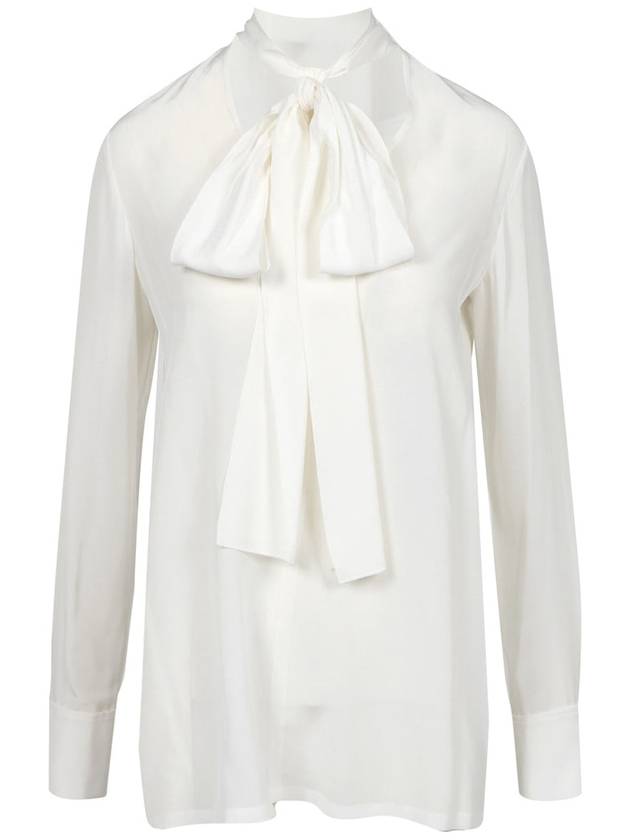 Elleni Silk Blouse White - MAX MARA - BALAAN 2