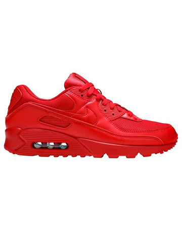 Air Max 90 Low Top Sneakers University Triple Red - NIKE - BALAAN 1