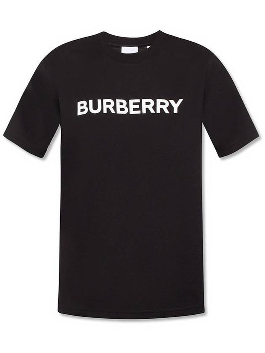 logo short sleeve t-shirt black - BURBERRY - BALAAN 1