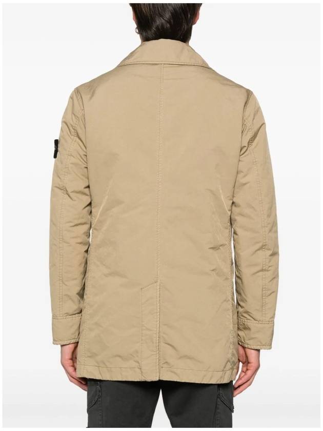 David TC Padding Jacket Biscuit - STONE ISLAND - BALAAN 4