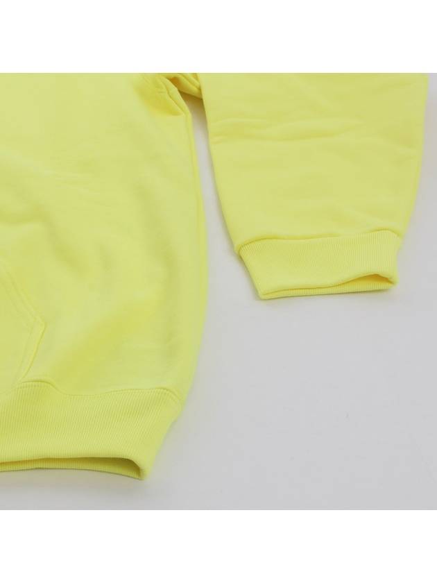 Logo Print Cotton Hoodie Yellow - BALENCIAGA - BALAAN 6