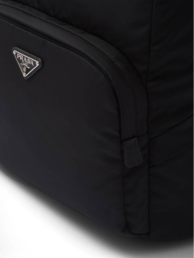 Triangle Logo Re-Nylon Backpack Black - PRADA - BALAAN 6