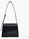 Foldover Leather Shoulder Bag Black - JIL SANDER - BALAAN 2