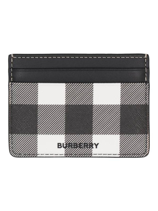 Check Logo Print Card Wallet - BURBERRY - BALAAN 1