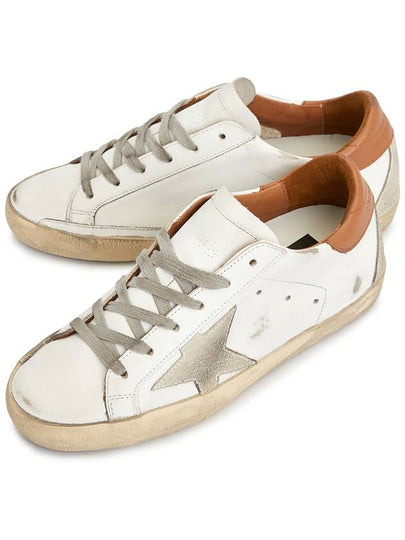 Brown Tab Superstar Classic Low Top Sneakers White - GOLDEN GOOSE - BALAAN 2