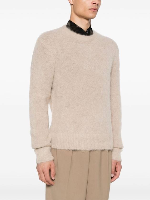 Ami Paris Sweaters Beige - AMI - BALAAN 3