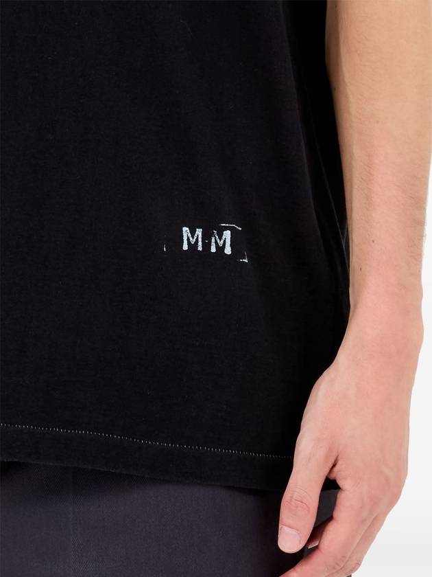 logo-print polo shirt - MAISON MARGIELA - BALAAN 7