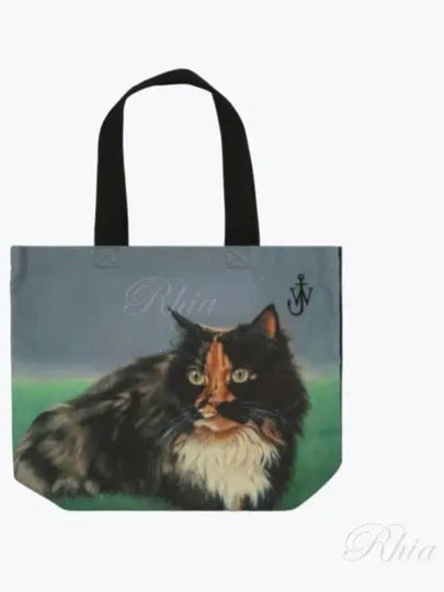 Cat Graphic Reversible Tote Bag - JW ANDERSON - BALAAN 2