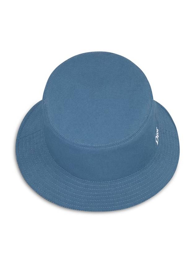 Reversible Oblique Bucket Hat Blue - DIOR - BALAAN 5