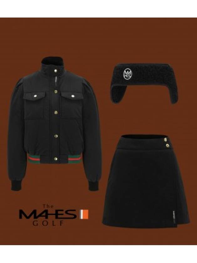 Windbreaker Jacket Jumper Black Orange Label Padded Blouson Warm-up Set GJ20152 GKW9219 - MAHES - BALAAN 1