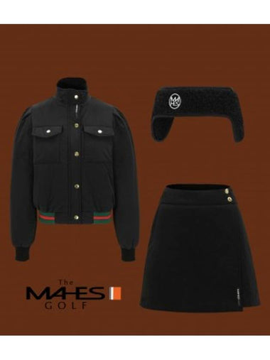 Windbreaker Jacket Jumper Black Orange Label Padded Blouson Warm-up Set GJ20152 GKW9219 - MAHES - BALAAN 1