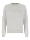 Fox Head Patch Regular Sweatshirt Light Grey Melange - MAISON KITSUNE - BALAAN 1