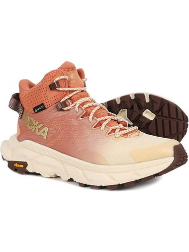 Trail Code Gore-Tex High Top Sneakers Orange - HOKA ONE ONE - BALAAN 1