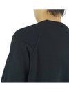 Lambswool GRS Crew Neck Knit Top Black - CP COMPANY - BALAAN 9