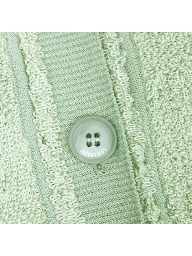 Le Campana Cropped Cardigan Light Green - JACQUEMUS - BALAAN 5