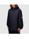 Etiache Rain Hooded Zip Up Blue - MONCLER - BALAAN 6