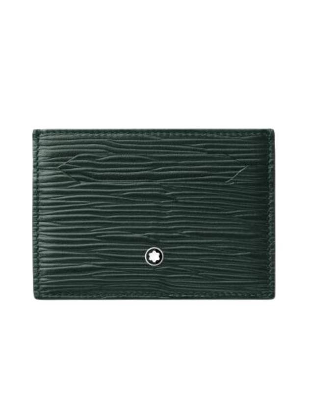 4810 Leather Card Wallet British Green - MONTBLANC - BALAAN 1