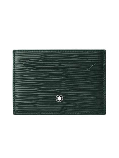 4810 Leather Card Wallet British Green - MONTBLANC - BALAAN 1