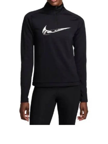 Women s Swoosh Dry Fit HBR Half Zip Mid Layer FV6387 010 W NK DF PACER HZ - NIKE - BALAAN 1