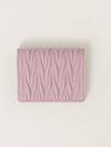 Materasse half wallet card pink women s - MIU MIU - BALAAN 4