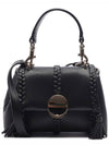 Penelope Mini Grained Leather Shoulder Bag Black - CHLOE - BALAAN 2