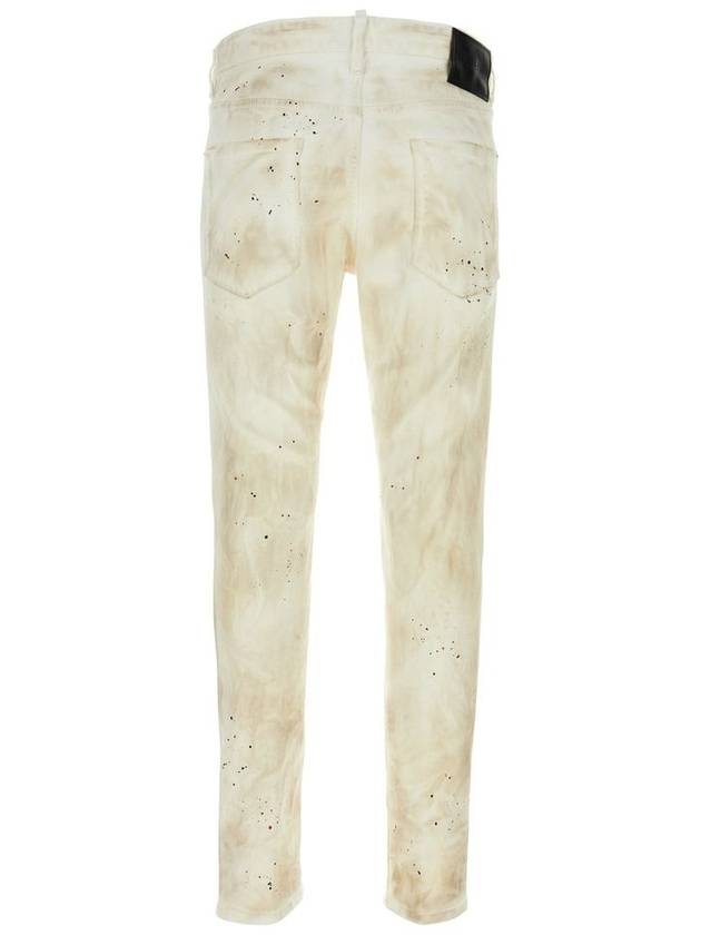 24FW Denim Straight Pants S74LB1604S30733 101 White - DSQUARED2 - BALAAN 3