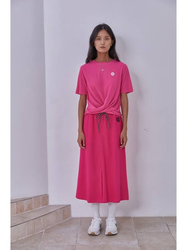 Recycled Maxi Skirt Pink - THE GREEN LAB - BALAAN 7