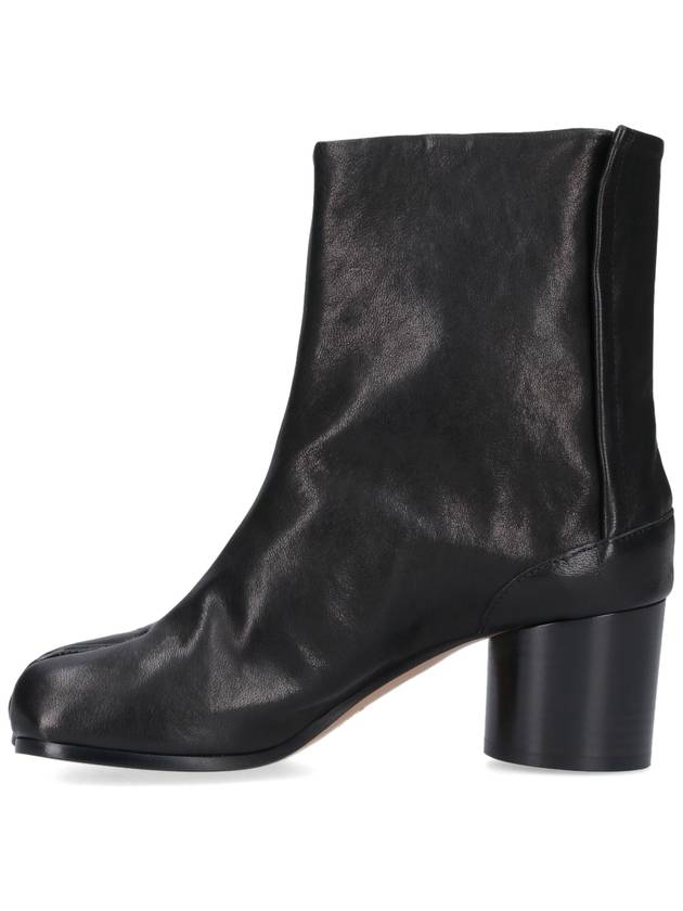 Tabi Lambskin Ankle Middle Boots Black - MAISON MARGIELA - BALAAN 4