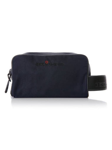 Logo Pouch Clutch Bag Black - KITON - BALAAN 1