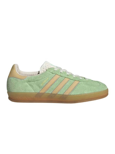 Gazelle Indoor Suede Low Top Sneakers Semi Green Spark - ADIDAS - BALAAN 1